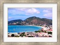 Framed Philipsburg, St Maarten, Caribbean