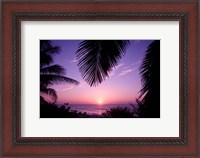 Framed Sunset, Cayman Brac, Cayman Islands, Caribbean