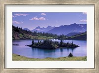 Framed Sunshine Region, Island lake, Banff National Park, Alberta, Canada