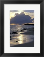 Framed Rouge Beach on St Martin, Caribbean