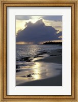 Framed Rouge Beach on St Martin, Caribbean