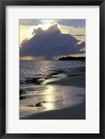 Framed Rouge Beach on St Martin, Caribbean