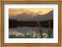 Framed Alberta, Banff, Lake Herbert, Canadian Rockies