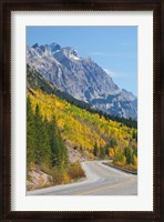 Framed Canada, Alberta, Jasper NP Scenic of The Icefields Parkway