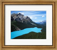 Framed Peyto Lake, Banff National Park, Alberta, Canada