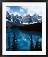 Framed Lake Moraine, Banff National Park, Alberta, Canada