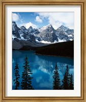 Framed Lake Moraine, Banff National Park, Alberta, Canada