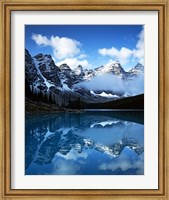 Framed Valley of Ten Peaks, Lake Moraine, Banff National Park, Alberta, Canada