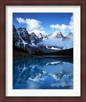 Framed Valley of Ten Peaks, Lake Moraine, Banff National Park, Alberta, Canada