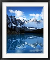 Framed Valley of Ten Peaks, Lake Moraine, Banff National Park, Alberta, Canada