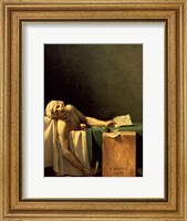 Framed Death of Marat, 1793