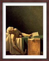 Framed Death of Marat, 1793