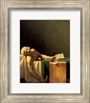 Framed Death of Marat, 1793