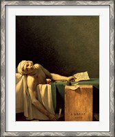 Framed Death of Marat, 1793