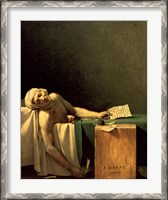 Framed Death of Marat, 1793