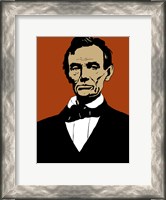 Framed Civil War Era President Abraham Lincoln