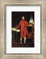 Framed Napoleon Bonaparte in Red