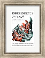 Framed Thomas Jefferson Reading the Declaration of Independence