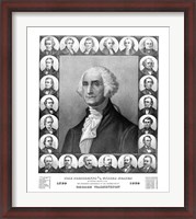 Framed First Twenty Three Presidents of The United States