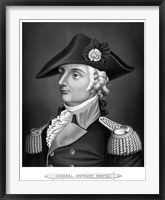 Framed General Mad Anthony Wayne (Revolutionary War)