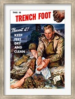 Framed Prevent Trench Foot