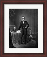 Framed President Abraham Lincoln Standing