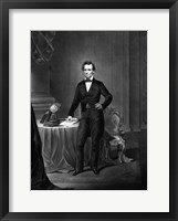 Framed President Abraham Lincoln Standing