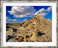 Framed Badlands at Dinosaur Provincial Park in Alberta, Canada