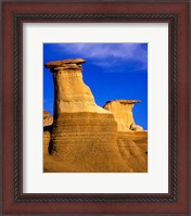 Framed Hoodoos near Drumheller, Alberta, Canada