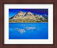 Framed Vimy Peak Reflects into Waterton Lake, Wateron Lakes National Park, Alberta, Canada