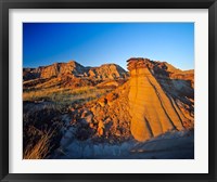 Framed Badlands, Rocks, Dinosaur Provincial Park, Alberta