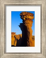 Framed Sandstone rock, Dinosaur Provincial Park, Alberta
