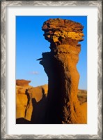 Framed Sandstone rock, Dinosaur Provincial Park, Alberta