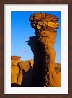 Framed Sandstone rock, Dinosaur Provincial Park, Alberta