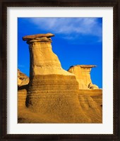 Framed Hoodoos at Drumheller Alberta, Canada