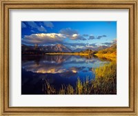 Framed Maskinonge Lake, Waterton Lakes National Park, Alberta