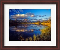 Framed Maskinonge Lake, Waterton Lakes National Park, Alberta