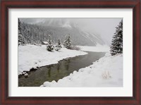 Framed Winter Views Around Lake Louise, Alberta, Canada