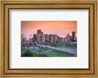 Framed Skyline of Calgary, Alberta, Canada