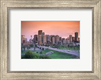 Framed Skyline of Calgary, Alberta, Canada