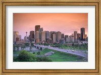 Framed Skyline of Calgary, Alberta, Canada