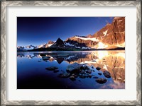 Framed Ramparts, Tanquin Valley, Jasper National Park, Alberta, Canada