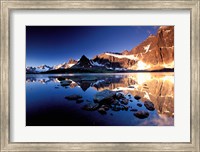 Framed Ramparts, Tanquin Valley, Jasper National Park, Alberta, Canada