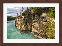 Framed Canada, Alberta, Jasper National Park, Athabasca River