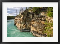 Framed Canada, Alberta, Jasper National Park, Athabasca River