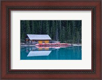 Framed Canoe rental house on Lake Louise, Banff National Park, Alberta, Canada