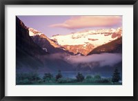 Framed Lake Louise Morning, Banff National Park, Alberta, Canada
