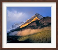 Framed Alberta, Banff NP, Sunrise of the Canadian Rockies