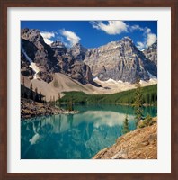 Framed Alberta, Moraine Lake, Valley of the Ten Peaks