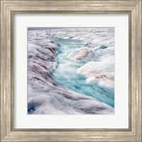 Framed Athabasca Glacier, Columbia Icefields, Alberta